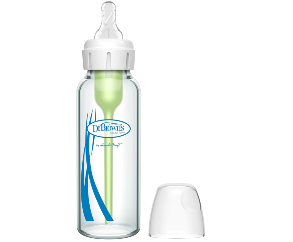 Butelka DR BROWNS szklana Options+ 250 pojemnosc 250 ml smoczek ksztalt przeznaczenie 0-3 m