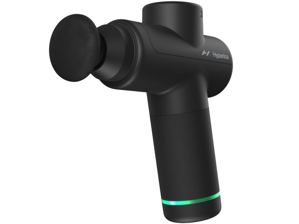 Masażer ręczny Gun HYPERICE Hypervolt Go 2 Czarny wydajna litowo-jonowa bateria długi czas pracy do 3 godzin eliminacja potrzeby ciągłego ładowania nieprzerwana wygoda użytkowania intensywne sesje treningowe podróż