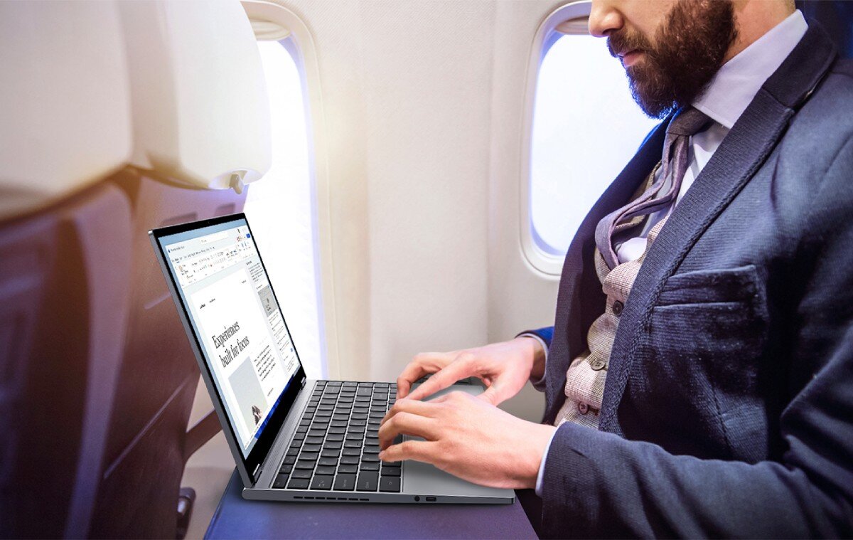 Laptop CHUWI FreeBook 2023 13.5 IPS Celeron N100 12GB RAM 512GB SSD Windows 11 Home bateria ładowanie
