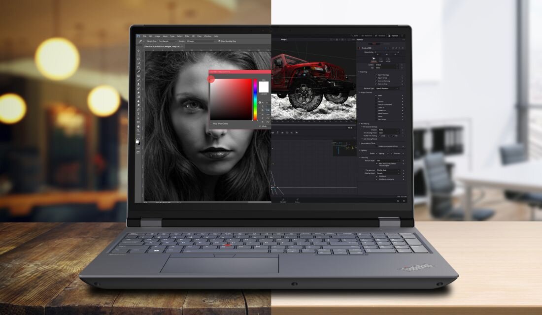 Laptop LENOVO ThinkPad P16 - IPS 2560 x 1600 px