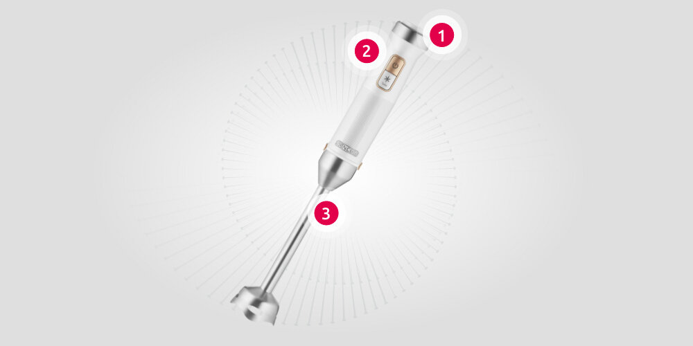 Blender SENCOR SHB 6551WH Biały Wygoda funkcjonalność