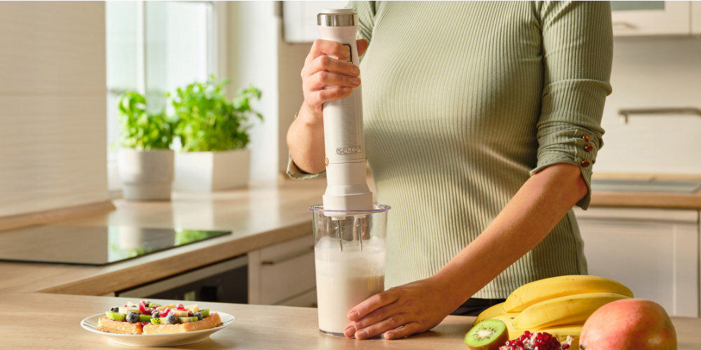 Blender SENCOR SHB 6551WH Biały Spieniacz do mleka kawa napoje wszechstronność łatwe użytkowanie