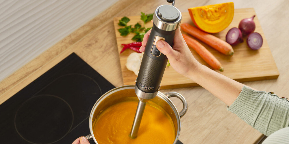 Blender SENCOR SHB 6552BK Czarny Ergonomiczny uchwyt wykonanie stal nierdzewna