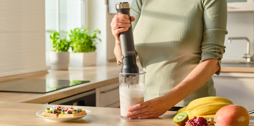 Blender SENCOR SHB 6552BK Czarny Spieniacz do mleka kawa napoje wszechstronność łatwe użytkowanie