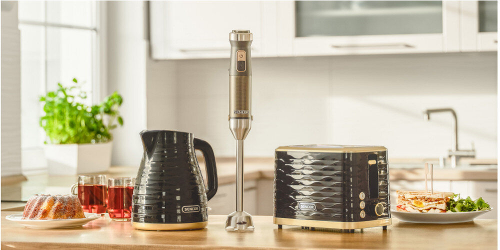 Blender SENCOR SHB 6552BK Czarny Minimalistyczny design ergonomiczny uchwyt intuicyjna komfortowa