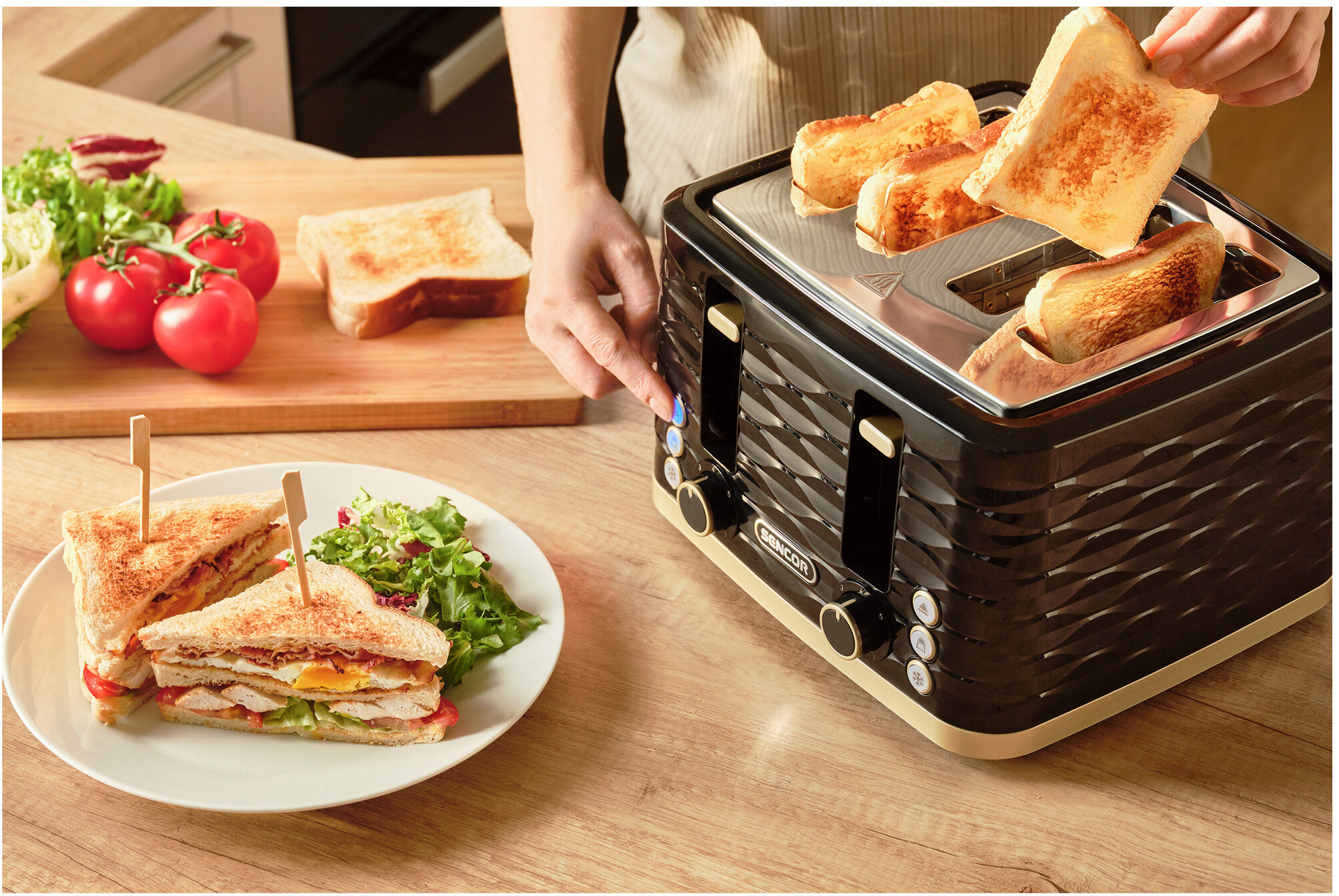 Toster SENCOR STS szerokie otwory szybkosc