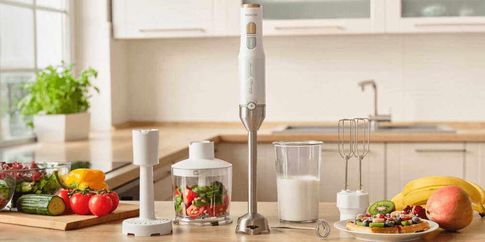 Blender SENCOR SHB 6441WH Biały wydajność technologia TITANIUM QuadBlade