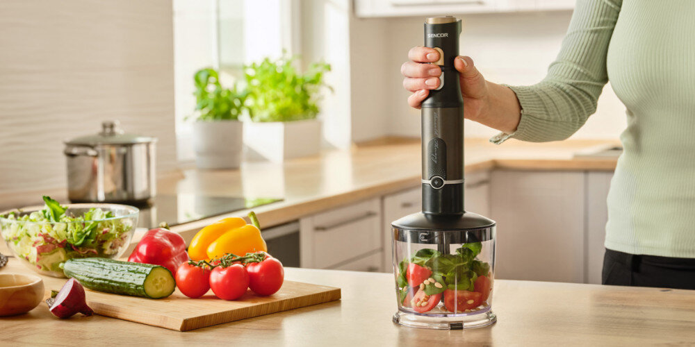 Blender SENCOR SHB 6442BK Czarny moc 1200 W stopa wykonanie długość 