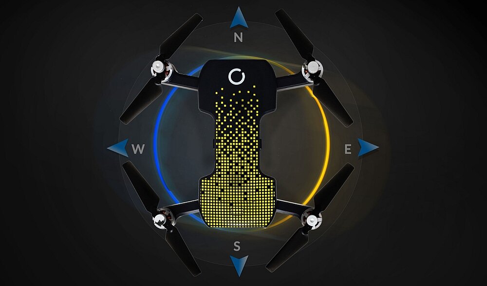 Dron OVERMAX X-Bee Drone Fold One stabilizacja lądowanie