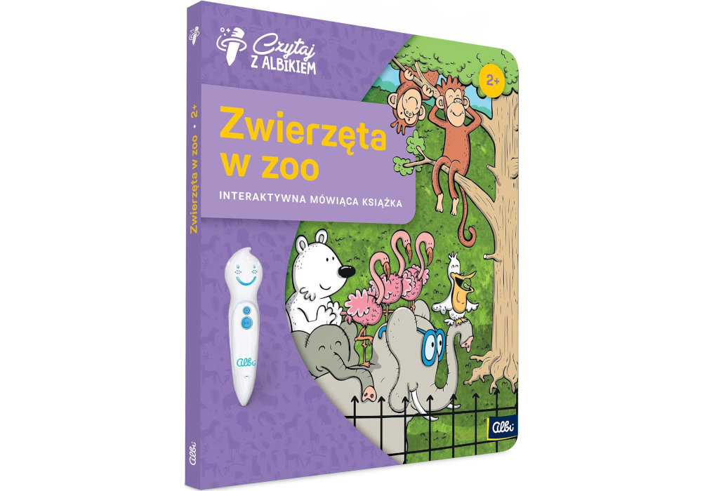 Czytaj z Albikiem Zwierzęta w zoo 94901 zabawa rozwój wyobraźnia czytanie wyposażenie