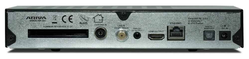 Dekoder FERGUSON Ariva 9000 - Timeshift