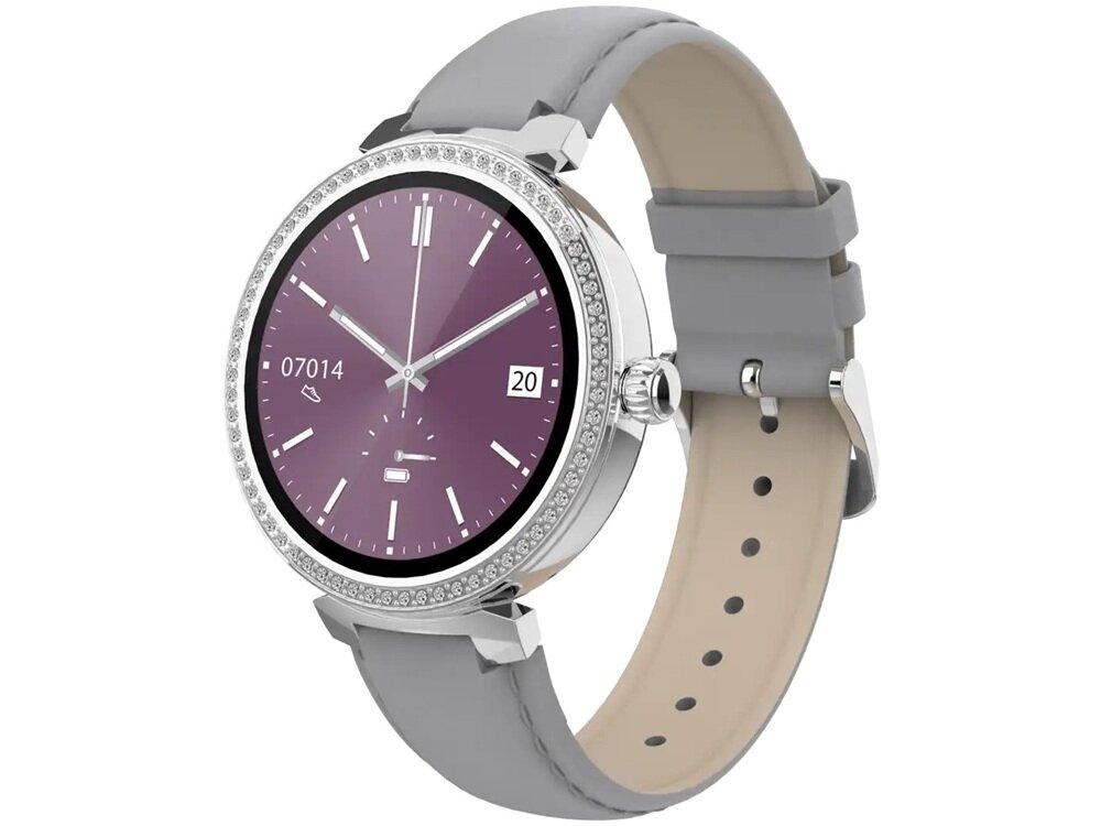 Smartwatch DENVER Bluetooth SWC-342GR Srebrny synchronizacja ze smartfonami, wygoda i funkcjonalność, dopasowany do potrzeb, wszechstronny