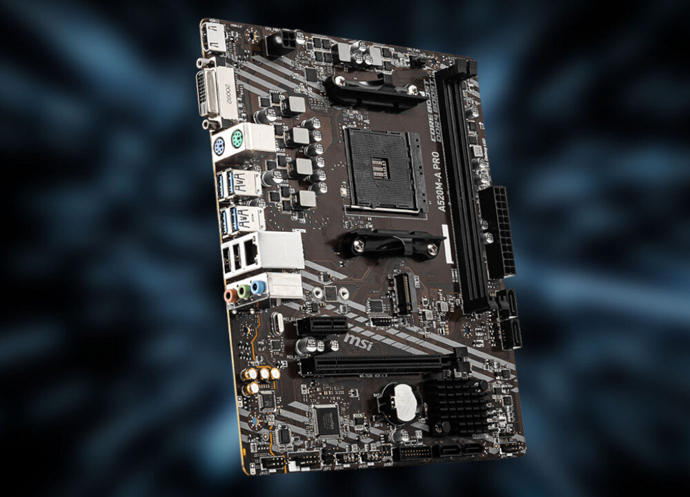 Komputer XQUANTUM XQR5R8S500-XA5 R5-4500 16GB RAM 500GB SSD GeForce GT710 Windows 11 Home płyta główna chipset gniazdo interfejsy funkcje