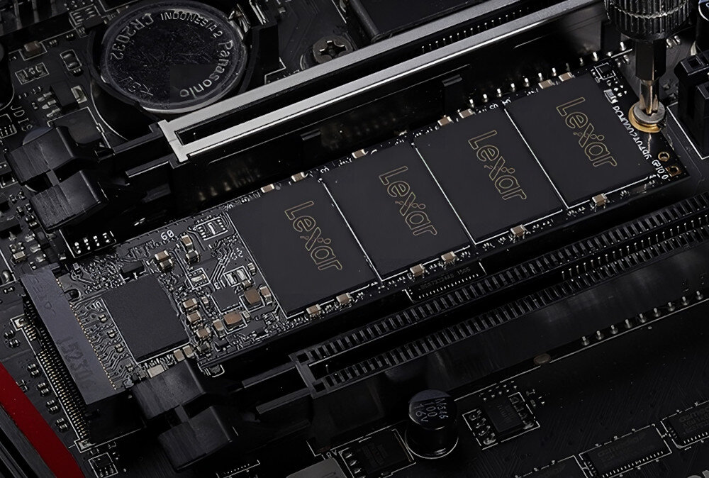 Komputer MAD DOG BQ500FX-A07WR16 R7-5700X 16GB RAM 1TB SSD GeForce RTX4060Ti Windows 11 Home dysk SSD pojemność odczyt zapis prędkość dane przechowywanie