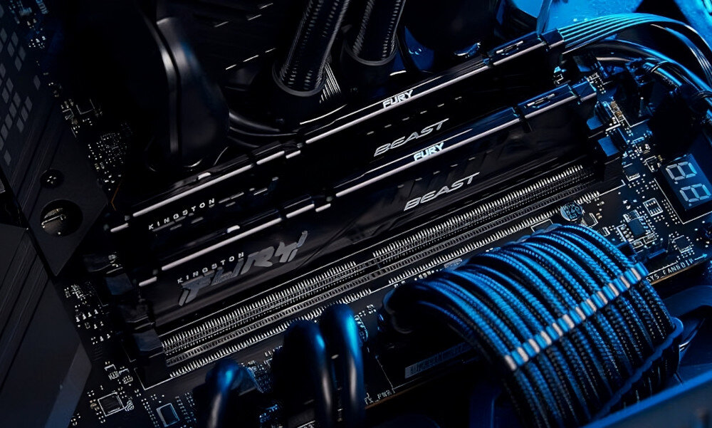 Komputer MAD DOG BQ500-A08WB32 R7-5700X 32GB RAM 1TB SSD Radeon RX6800 Windows 11 Home pamięć RAM kości opóźnienia taktowanie radiator płynność