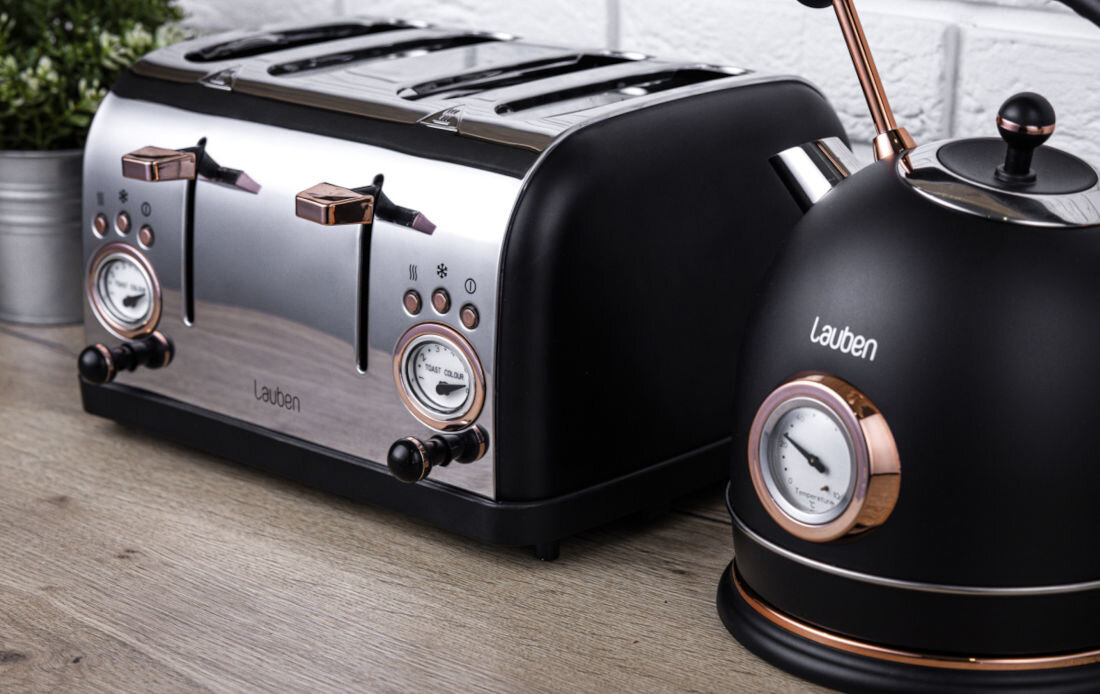 Czajnik LAUBEN Electric Kettle 17BC stylowy dodatek wykonanie stl art deco matowe wykończenie stal nierdzewna 304 ukryta grzałka czyszczenie wysoka jakość