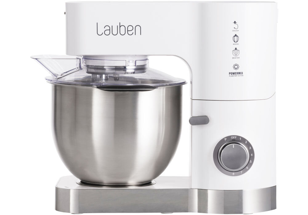 Robot kuchenny planetarny LAUBEN Kitchen Machine 1200WT 1200W z blenderem kielichowym i maszynką do mięsa biały IF Design Award 2019