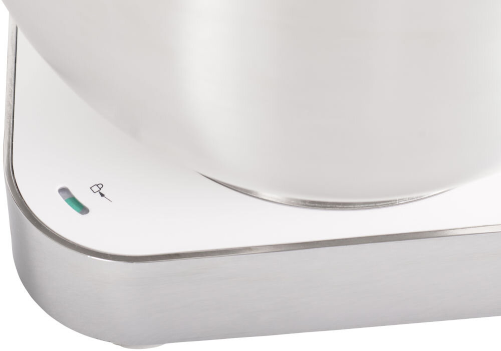 Robot kuchenny planetarny LAUBEN Kitchen Machine 1200WT 1200W z blenderem kielichowym i maszynką do mięsa biały blokada antypoślizgowe nóżki wskaźnik