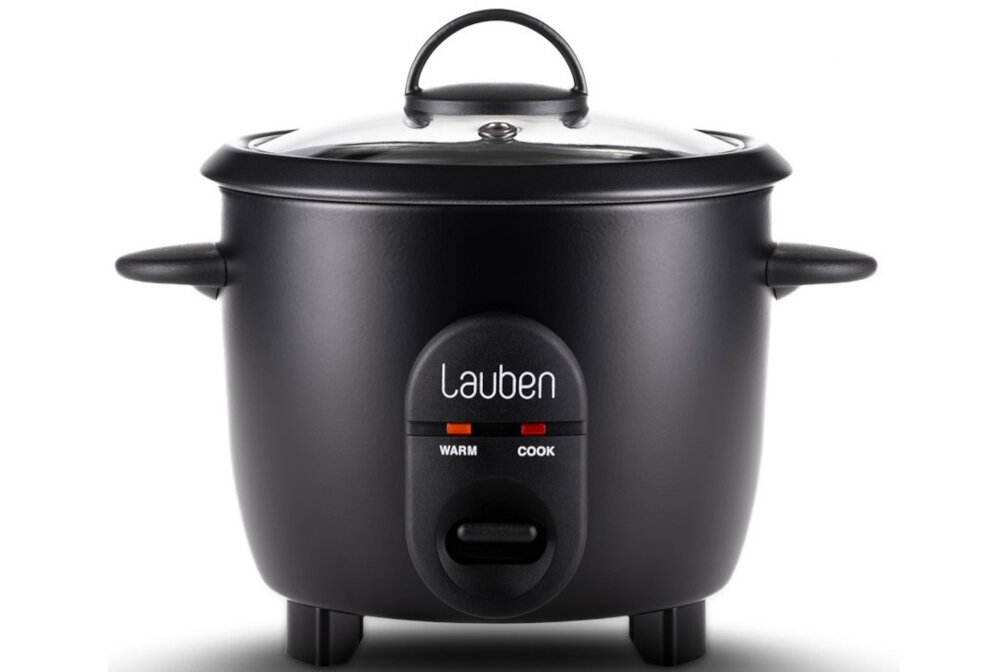Ryżowar LAUBEN 600BC Funkcjonalność premium funkcjonalność elegancki design pokrywa hartowae szkło proces gotowanie kontrola nadmiar pary otwór Antypoślizgowe nóżki