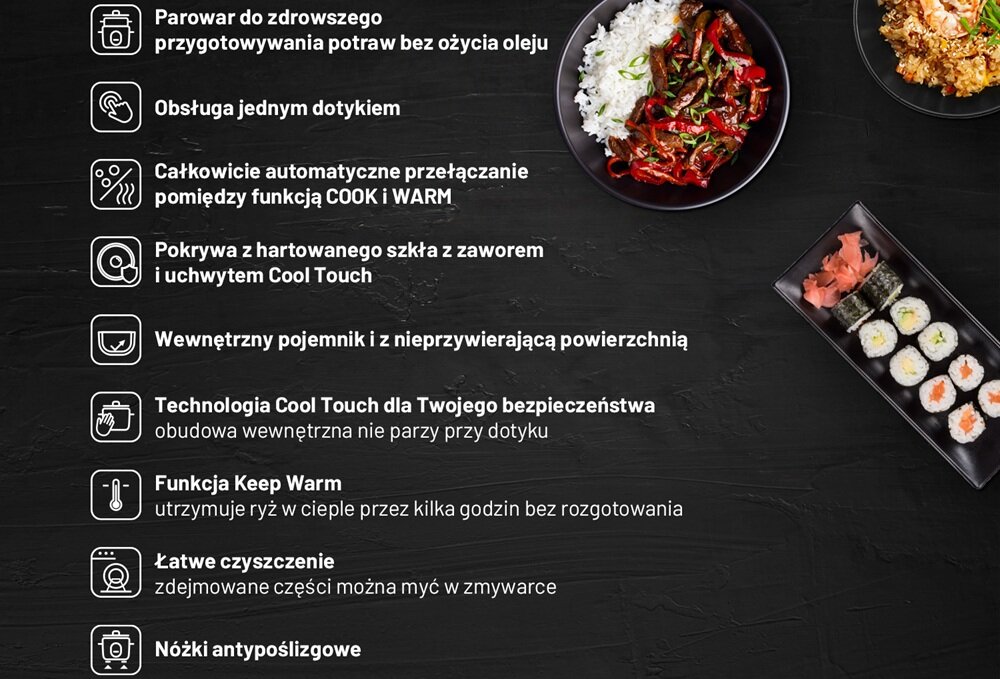 Ryżowar LAUBEN 1800BC jedno naczynie, wsechstronne zastosowanie, ograniczenie zużytych garnków>
</div>
</div>
</div>
<div class=