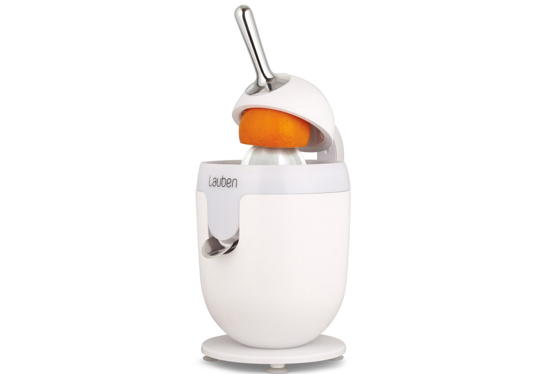 Wyciskarka do cytrusów LAUBEN Electric Citrus Juicer 110WT Filtr na miąższ witaminy składniki sok owoce konsystencja