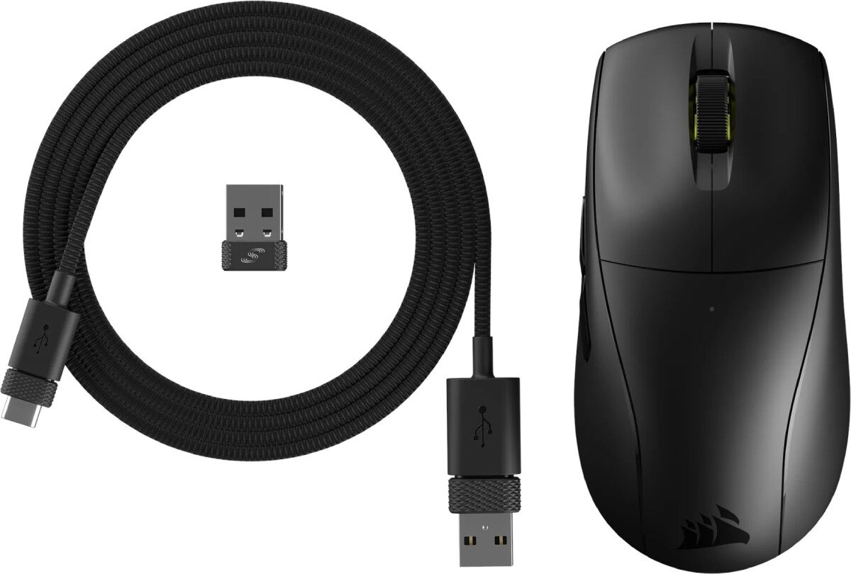 Mysz CORSAIR M75 Air Wireless Czarny zestaw akcesoria