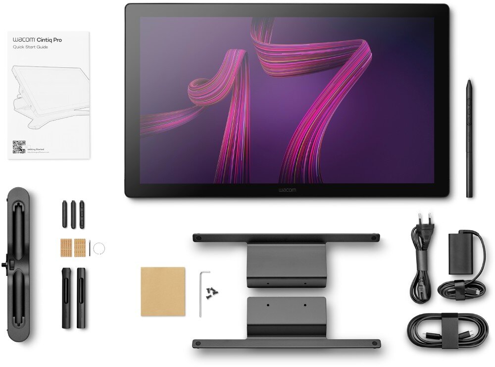 Tablet graficzny WACOM Cintiq Pro 17 opakowanie zestaw