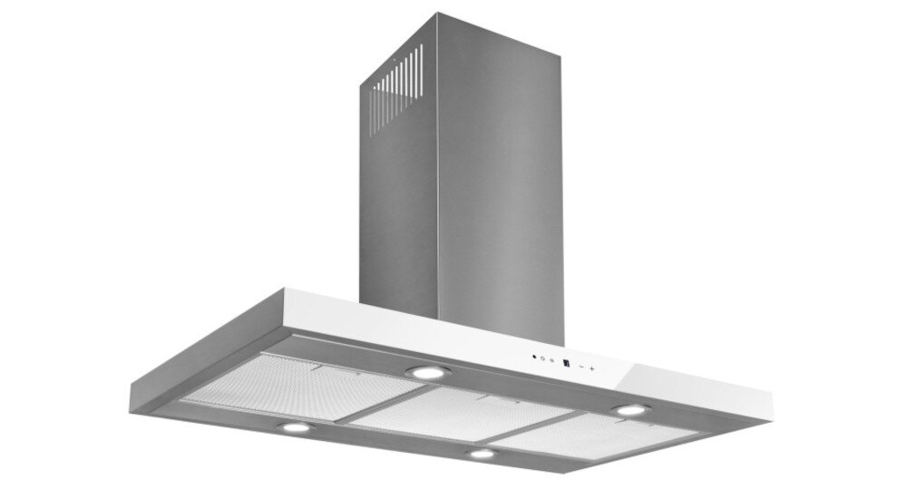 OKAP AW-6 Nuvola Isola 90 instalacja montaż podszafkowa kolor czarny mat