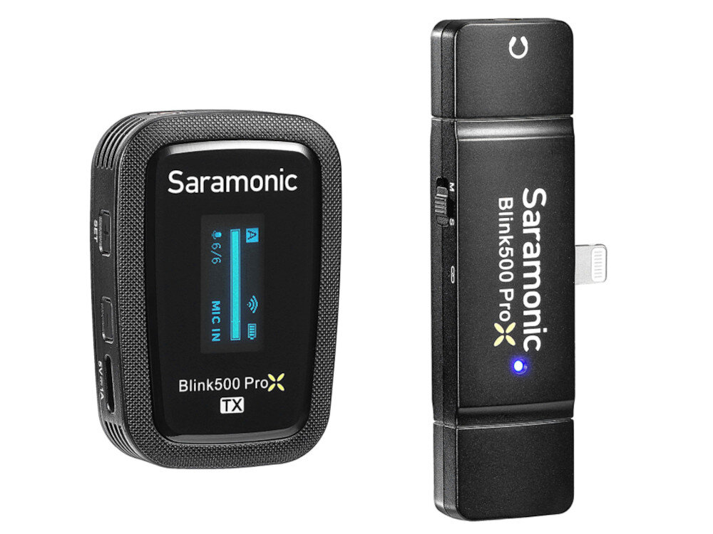 System bezprzewodowy SARAMONIC Blink500 ProX B3 16,5 g 44,5 x 30,5 x 12 mm zaczepu nadajnik