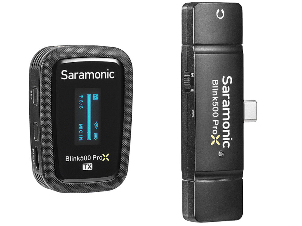 System bezprzewodowy SARAMONIC Blink500 ProX B5 16,5 g 44,5 x 30,5 x 12 mm zaczepu nadajnik