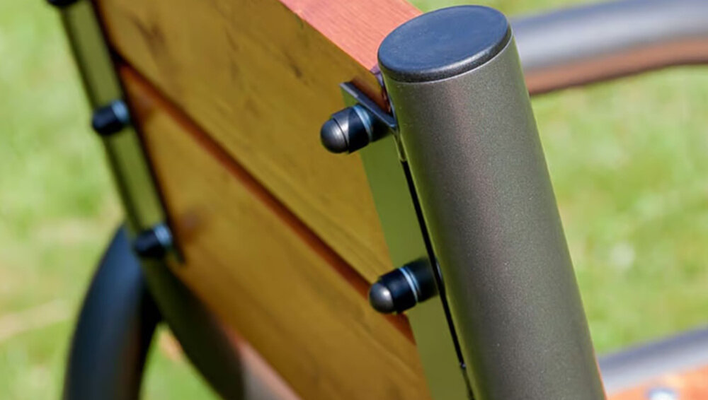 Krzesło ogrodowe PATIO Park Lux Brązowo-szary Łatwy demontaż wymiary przechowywanie