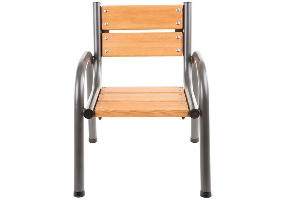 Krzesło ogrodowe PATIO Park Lux Brązowo-szary zestaw akcesoria komplet wyposazenie