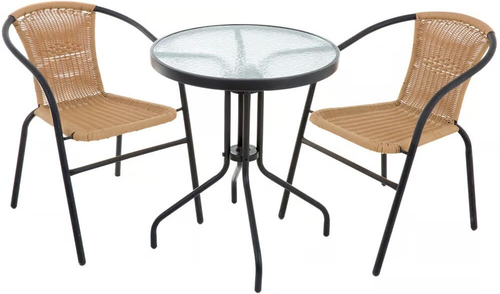 Krzesło ogrodowe PATIO Bistro Plus beżowy latwe czyszczenie pielegnacja zywotnosc uniweralnosc