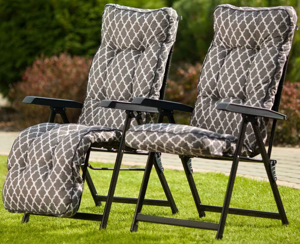 Fotel ogrodowy PATIO Lena Plus H016-12PB elegancja funkcjonalność 28-pozycyjny stelaż powierzchnia