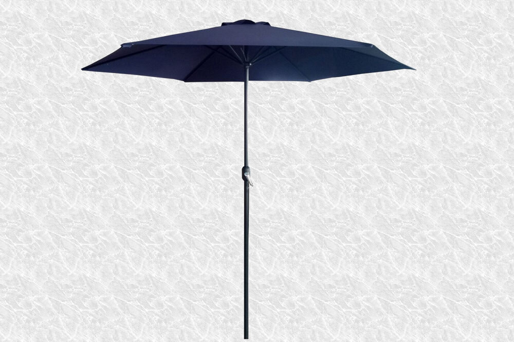 Parasol ogrodowy PATIO 47730 Granatowy kolor kolorystyka cień średnica 3 m solidna konstrukcja wykonanie sześć ramion gramatura 180 gr/m2 łatwe czyszczenie średnica rur stabilny trwały
