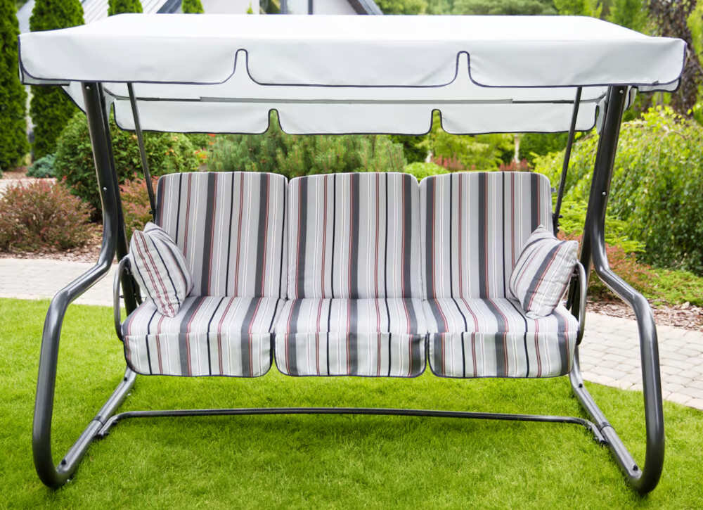 Huśtawka PATIO Rimini C029-16SB praktyczny daszek kąt dostosowanie Certyfikat TÜV