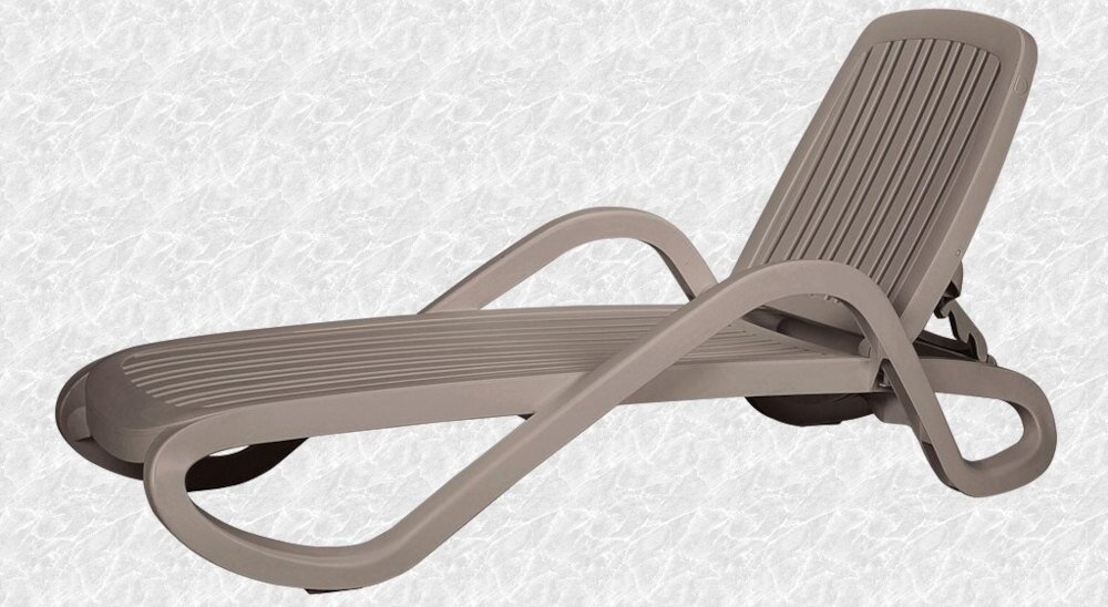 Leżak ogrodowy NARDI Eden Tortora wysoka jakość recykling odporny elegancki funkcjonalny recyklig możliwości zasady