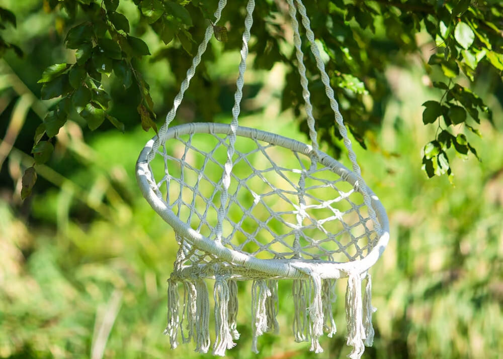 Fotel podwieszany PATIO 47589 Bocianie Gniazdo Ecru