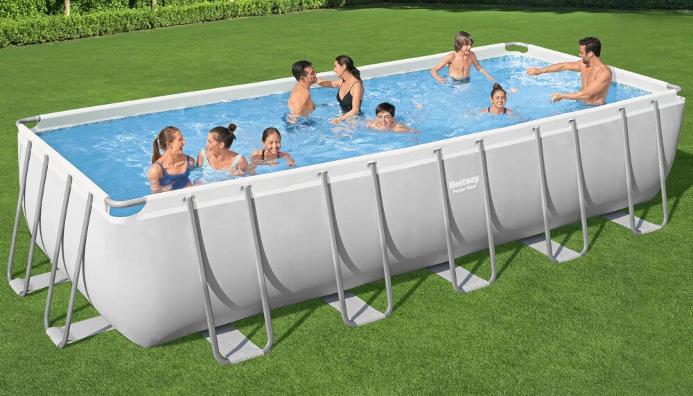 Basen BESTWAY Power Steel 5612B 5612B 640 x 274 x 132 cm zabawa dla calej rodziny orzezwienie
