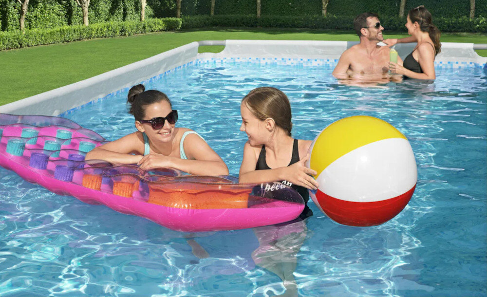 Basen BESTWAY Power Steel 5612B 5612B 640 x 274 x 132 cm pojemnosc 19281 litry przy 90% wypelnieniu dlugosc 640 cm szerokosc 274 cm glebokosc 132 cm