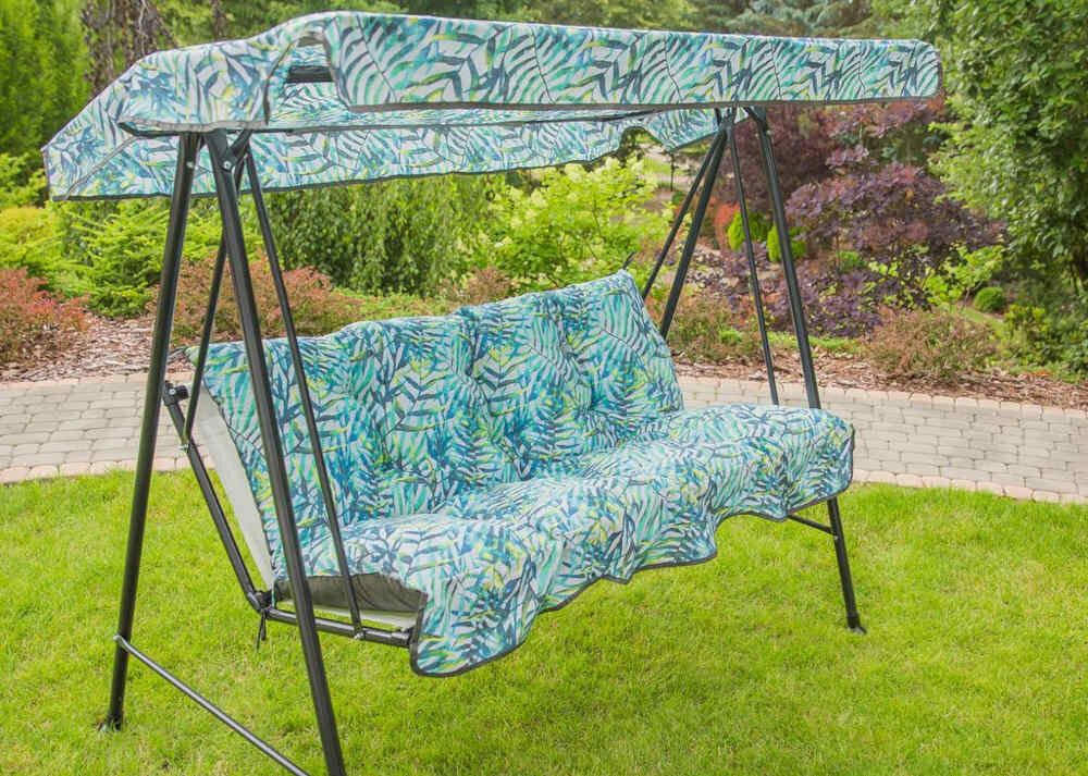 Huśtawka ogrodowa PATIO Tora G045-01PB wysoka jakość konstrukcja stalowa rama wytrzymala metoda proszkowa uzytkowanie relaks bezpieczenstwo estyka wyglad