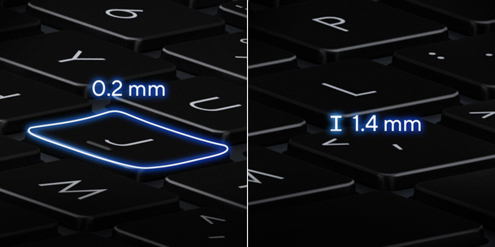 Laptop ASUS VivoBook Pro 15 K6502VU 15.6 i9-13900H 16GB RAM 1TB SSD GeForce RTX4050 Windows 11 Home klawiatura wygoda pisanie wyważenie skok klawisze