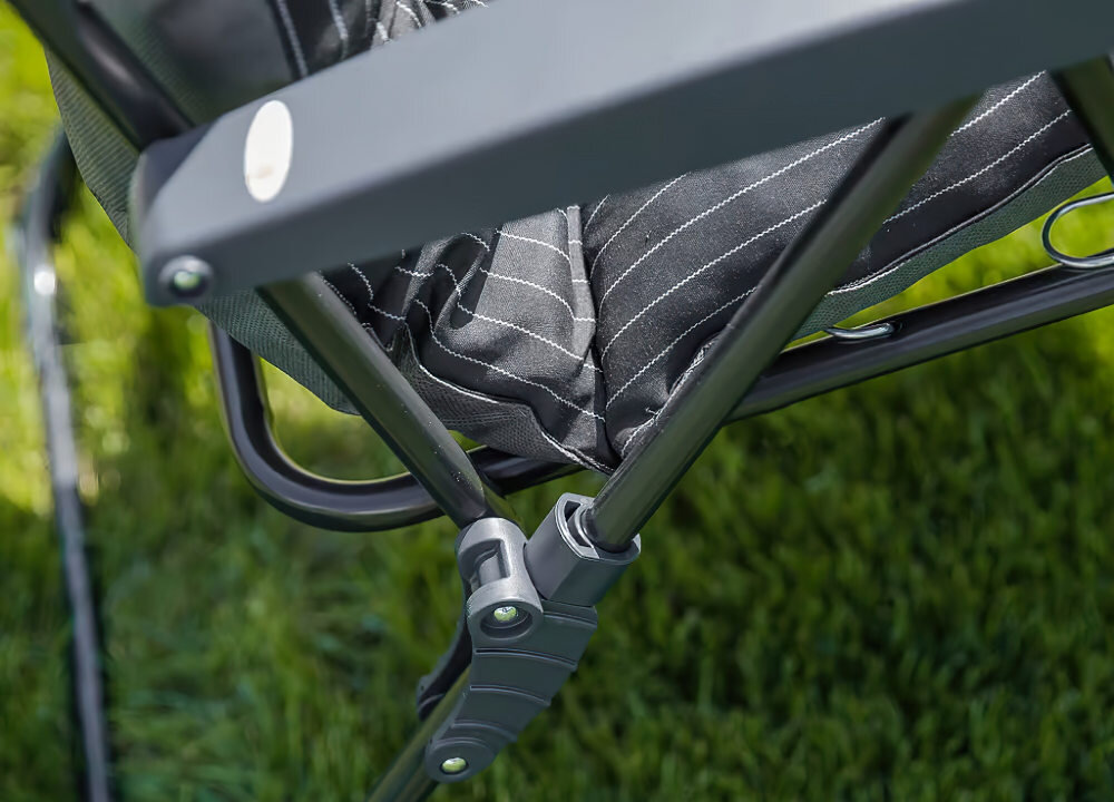 Fotel ogrodowy PATIO Samar Hoch C012-07PB stabilność ochrona stopki ochrona wszechstronne zastosowanie stabilny bezpieczny blokada łącznika