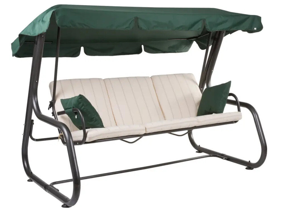 Huśtawka ogrodowa PATIO Rimini C027-05EB funkcja ochrony daszek regulacja wykonanie poliester potrzeby preferencje dostosowanie