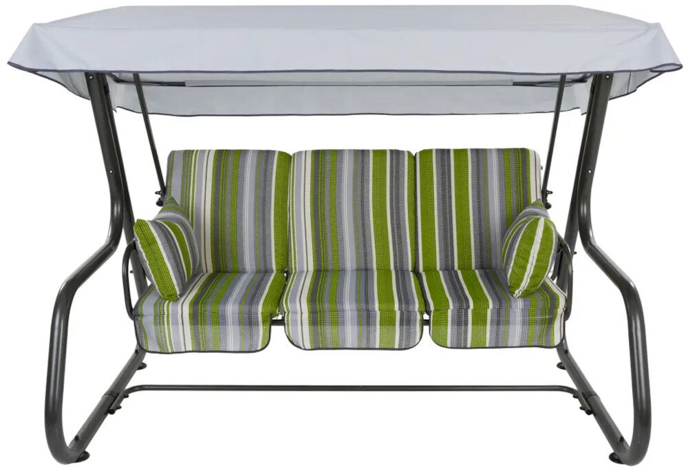 Huśtawka ogrodowa PATIO Rimini C010-06LB wysoka jakość konstrukcja stalowa rama wytrzymala malowana metoda proszkowa uzytkowanie relaks bezpieczenstwo estyka wyglad