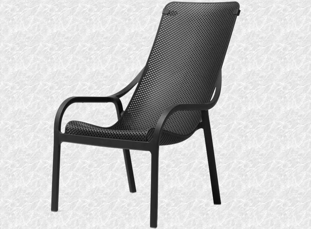 Fotel NARDI Net Lounge Antracite elegancja funkcjonalność elokogia zasady recykling