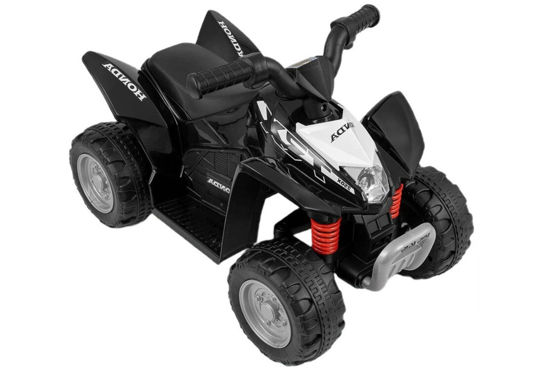 Quad elektryczny dla dziecka MILLY MALLY Honda ATV Czarny WYMIARY SZEROKOŚĆ WYSOKOŚĆ DŁUGOŚĆ przechowywanie transport Czas ładowania