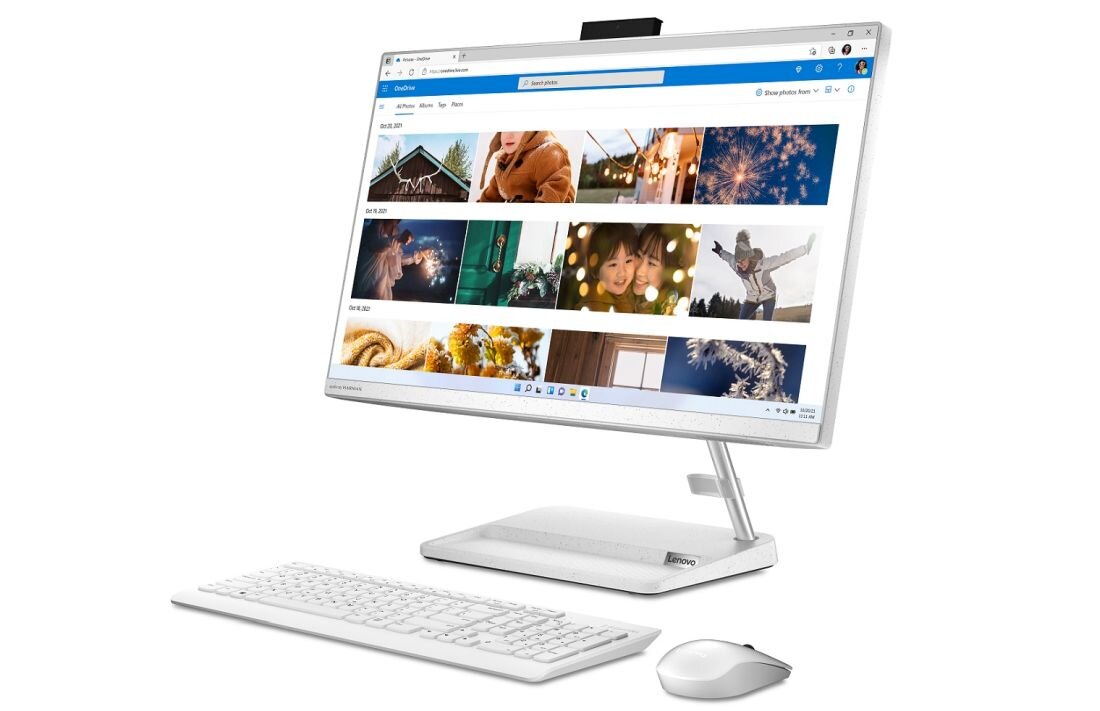 Komputer LENOVO IdeaCentre 3 27IAP7 - Dźwięk Kamera HD 720p