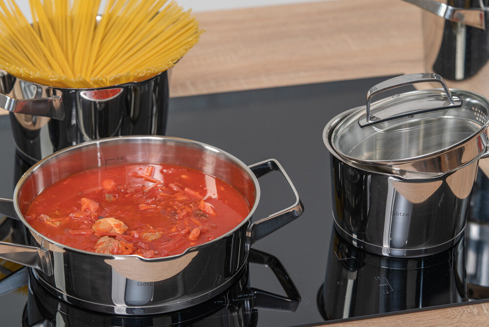 Zestaw garnków GÖTZE & JENSEN Denver CS700 miarka