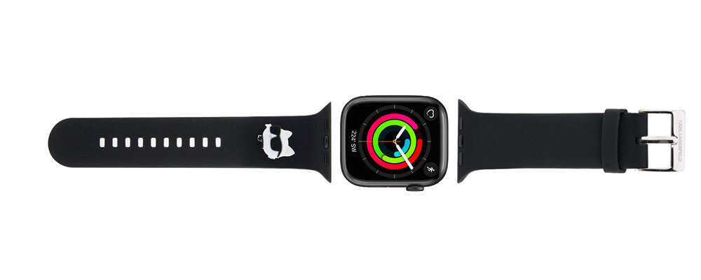 Pasek KARL LAGERFELD 3D Rubber sredica zegarek koperty